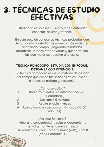 Cómo estudiar de manera efectiva - Guía